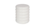 Phillips Collection Ribbed Gel Coat White Stool