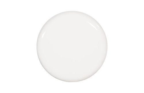 Phillips Collection Ribbed Gel Coat White Stool