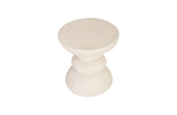 Phillips Collection Boulder Off White Side Table