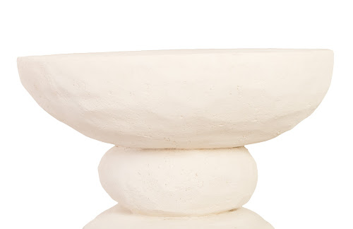 Phillips Collection Boulder Off White Side Table