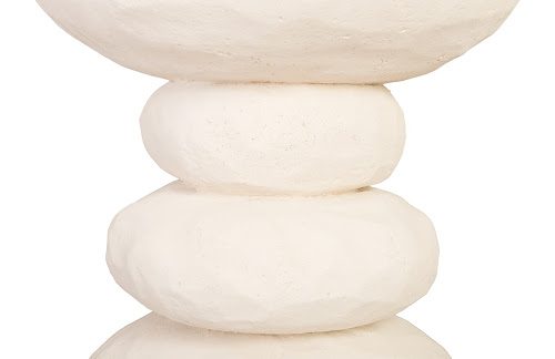 Phillips Collection Boulder Off White Side Table