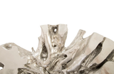 Phillips Collection Abyss Cast Root  With Glass Silver Leaf Coffee Table