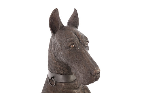 Phillips Collection Great Dane Bronze Left Accent