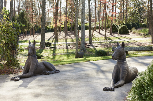 Phillips Collection Great Dane Bronze Left Accent