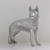 Phillips Collection German Shepherd Silver Leaf Accent