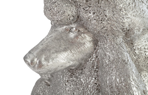 Phillips Collection Poodle Silver Leaf Accent