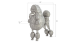 Phillips Collection Poodle Silver Leaf Accent