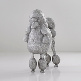 Phillips Collection Poodle Silver Leaf Accent
