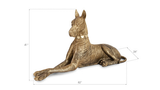 Phillips Collection Great Dane Gold Leaf Right Accent