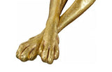 Phillips Collection Great Dane Gold Leaf Left Accent