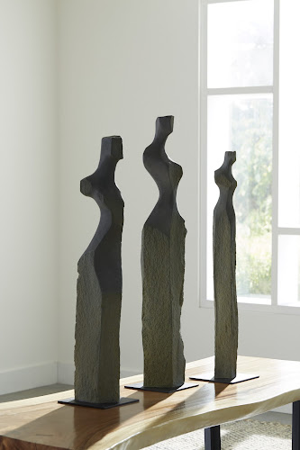 Phillips Collection Cast Women Sculptures Set of 3 Accent