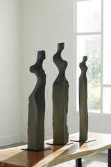 Phillips Collection Cast Women Sculptures Set of 3 Accent