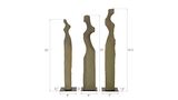 Phillips Collection Cast Women Sculptures Set of 3 Accent