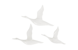 Phillips Collection Flying Ducks Gel Coat White Set of 3 Accent