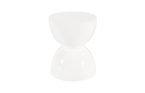 Phillips Collection Totem White Gel Coat SM Stool