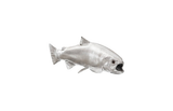Phillips Collection Rainbow Trout Fish Resin Silver Leaf Accent