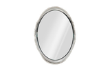 Phillips Collection Broken Egg Silver Leaf Mirror