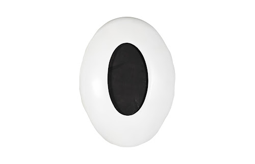 Phillips Collection Broken Egg Silver Leaf Mirror