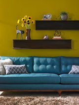 Phillips Collection I-Beam Wall Shelf Rust Accent