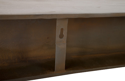 Phillips Collection I-Beam Wall Shelf Rust Accent