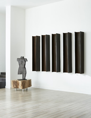 Phillips Collection I-Beam Wall Shelf Rust Accent