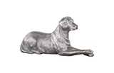 Phillips Collection Labrador, Laying Silver Leaf Accent