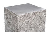 Phillips Collection String Theory Pedestal Silver Leaf SM Accent