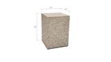 Phillips Collection String Theory Pedestal Silver Leaf SM Accent