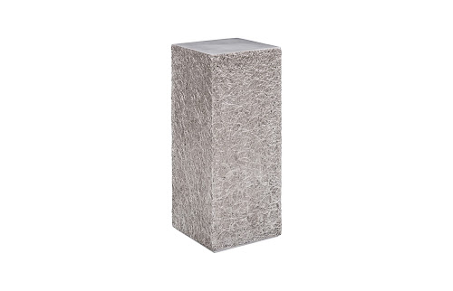 Phillips Collection String Theory Pedestal Silver Leaf MD Accent