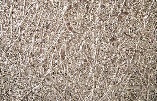 Phillips Collection String Theory Pedestal Silver Leaf MD Accent