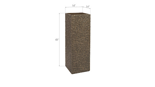 Phillips Collection String Theory Pedestal Bronze LG Accent