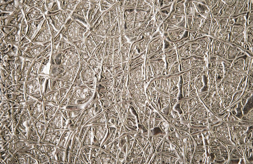 Phillips Collection String Theory Pedestal Silver Leaf LG Accent