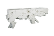 Phillips Collection Freeform  Table Gel Coat White Extra Large Console