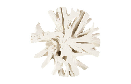 Phillips Collection Sono Cast Root , With Glass Roman Stone Coffee Table