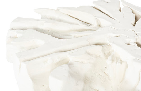 Phillips Collection Sono Cast Root , With Glass Roman Stone Coffee Table