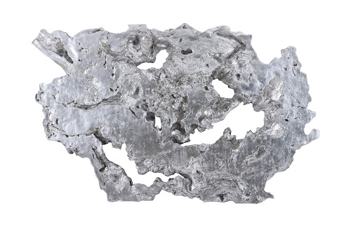 Phillips Collection Burled Root Wall Art Large Silver Leaf Accent