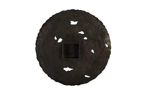 Phillips Collection Molten Wall Disc Large Gold Leaf Accent