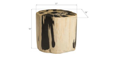 Phillips Collection Cast Petrified Wood Resin Stool