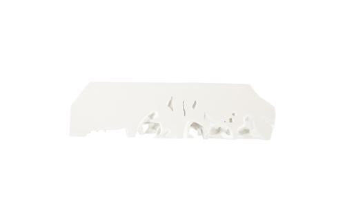 Phillips Collection Beau Cast Root  Table Gel Coat White Console