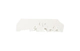 Phillips Collection Beau Cast Root  Table Gel Coat White Console