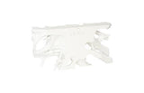 Phillips Collection Beau Cast Root  Table Gel Coat White Console