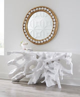 Phillips Collection Beau Cast Root  Table Gel Coat White Console