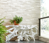 Phillips Collection Beau Cast Root  Table Gel Coat White Console