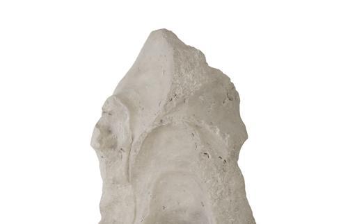 Phillips Collection Colossal Cast Stone Sculpture Single Hole Roman Stone Accent