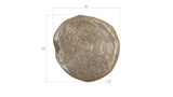 Phillips Collection Triple Weld Wall Art Resin Silver Leaf Accent