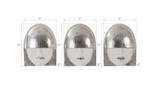 Phillips Collection Fashion Faces Wall Art Small White and Silver Leaf Set of 3 Accent