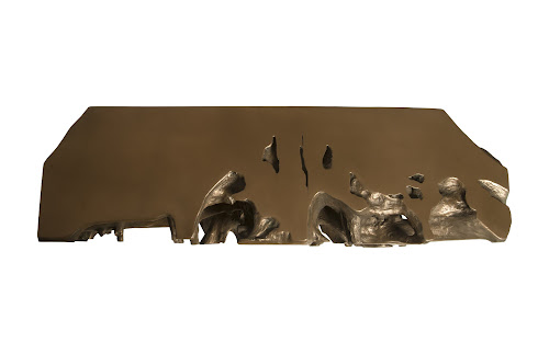 Phillips Collection Beau Cast Root  Table Bronze Console