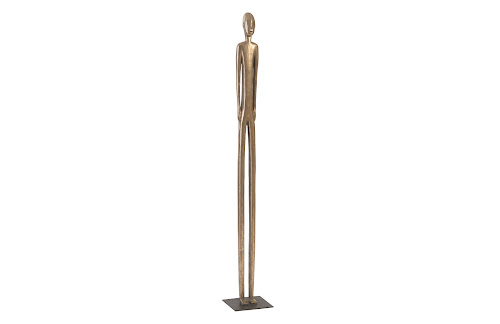Phillips Collection Bulol Sculpture Polished Bronze MD Accent
