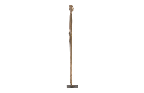 Phillips Collection Bulol Sculpture Polished Bronze MD Accent