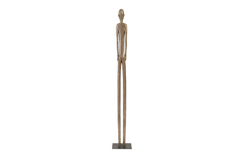 Phillips Collection Bulol Sculpture Polished Bronze MD Accent